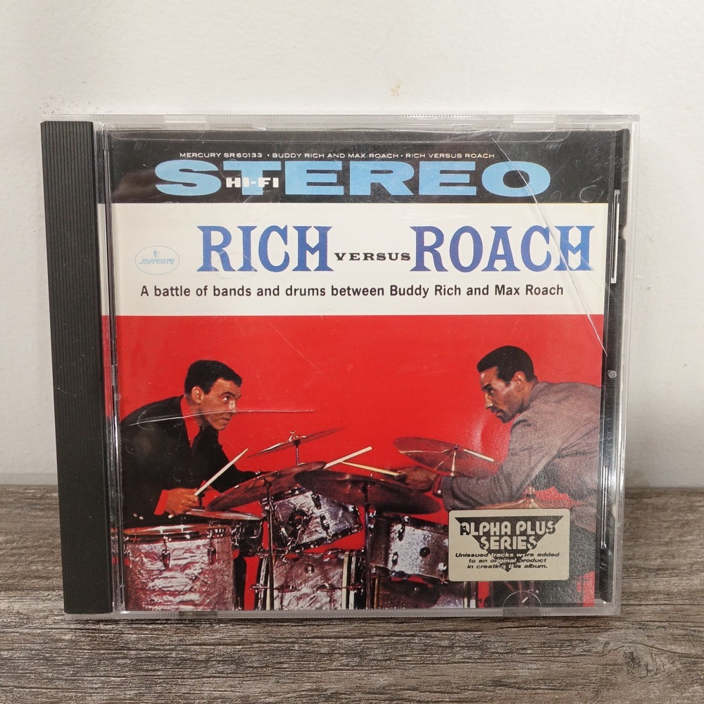 Mercury Rich Versus Roach CD Jazz Buddy Rich Max Roach Good Alpha Plus Series
